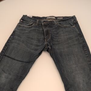 Levi Strauss Signature Men's Straight Jeans - Blue With Stretch